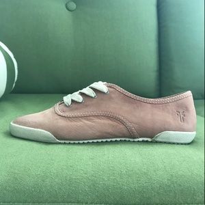 FRYE Leather Sneaker in Dusty Rose - Sz 5.5